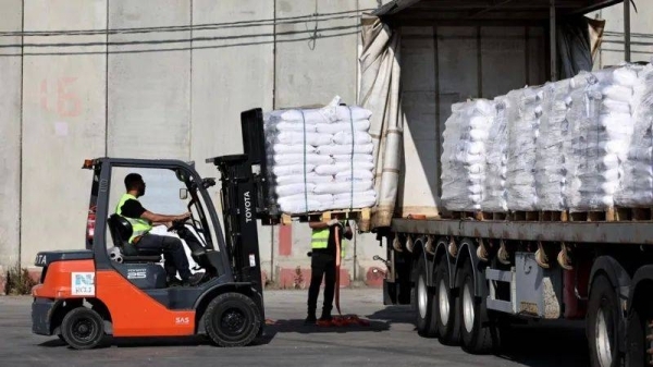 UN says 90 truckloads of aid now in Gaza after three-day delay at crossing