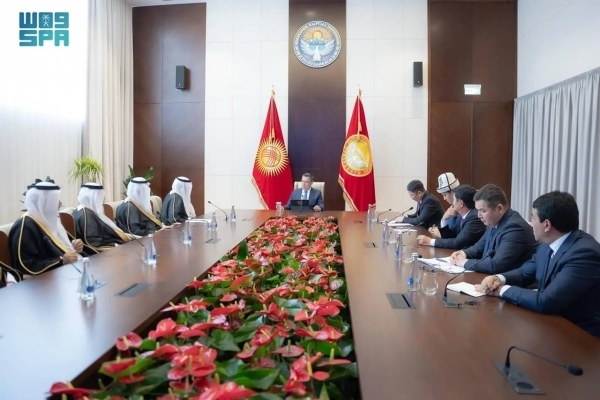 Kyrgyz president meets Saudi business leaders