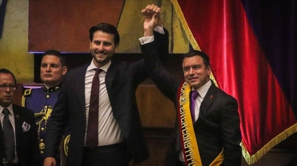 Daniel Noboa sworn in as Ecuador's president, vows crackdown on crime and corruption