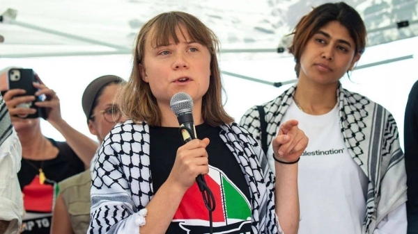 Climate activist Greta Thunberg joins aid ship sailing to Gaza