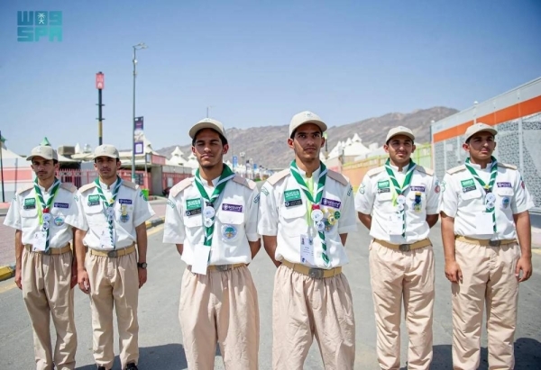 Three pairs of twins at Mina Hajj Scouting Camp share gratifying experience of serving pilgrims