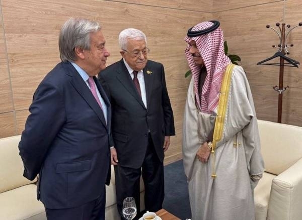 Saudi FM and UN Chief discuss over phone preparations for international conference on Palestine