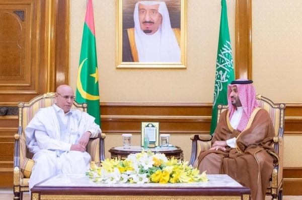 Crown Prince discusses strengthening cooperation with presidents of Mauritania and Maldives