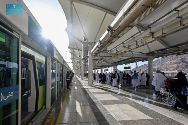 Mashaer Metro serves 1.87 million passengers during Hajj
