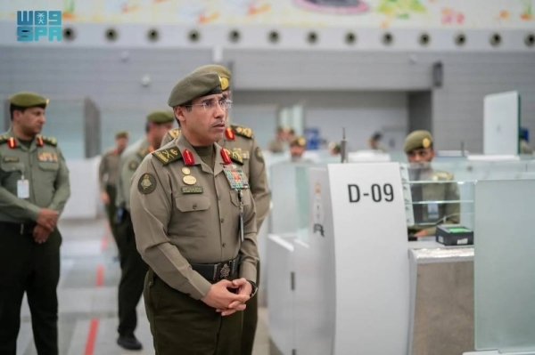Passports Chief inspects Jeddah airport Hajj terminal