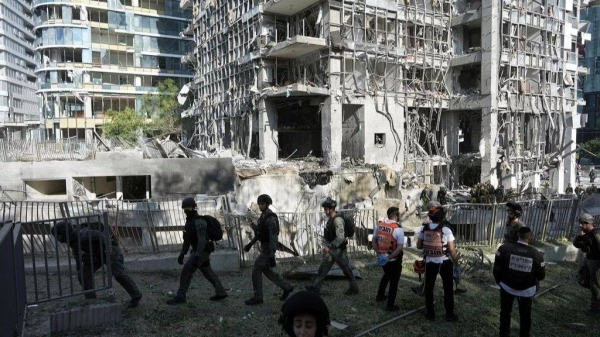 Iranian barrage strikes hospital in southern Israel as conflict enters day seven