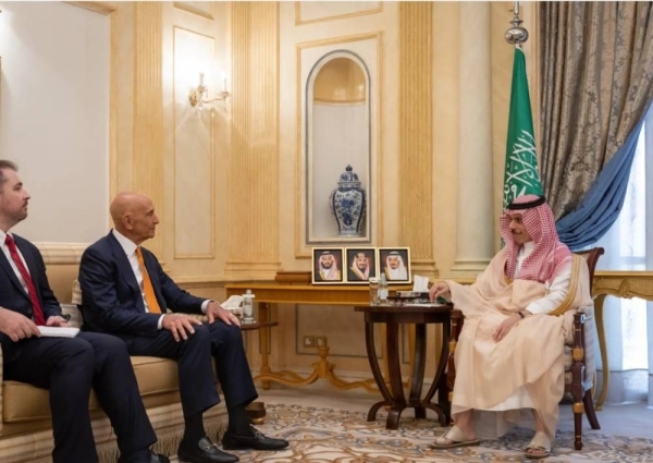 Saudi FM receives U.S. envoy to Syria in Riyadh