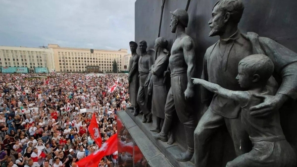 Belarus targets government critics with continued raids and detention, activists say