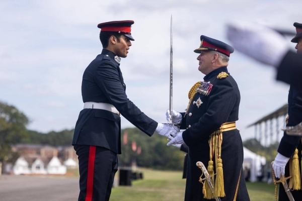 Prince Saud Mohammed Al Saud wins International Sword at Sandhurst