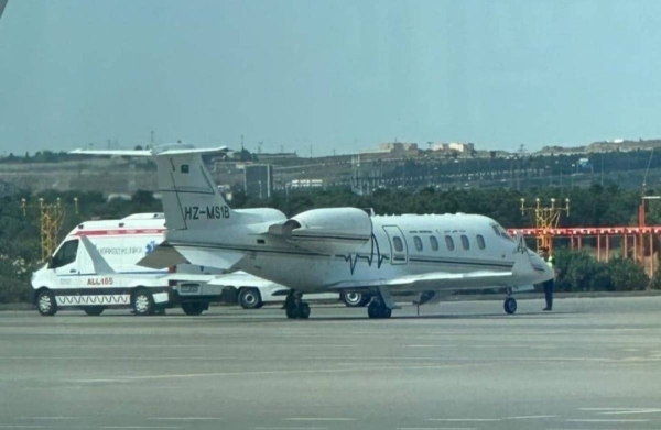 Saudi citizen airlifted from Azerbaijan for treatment