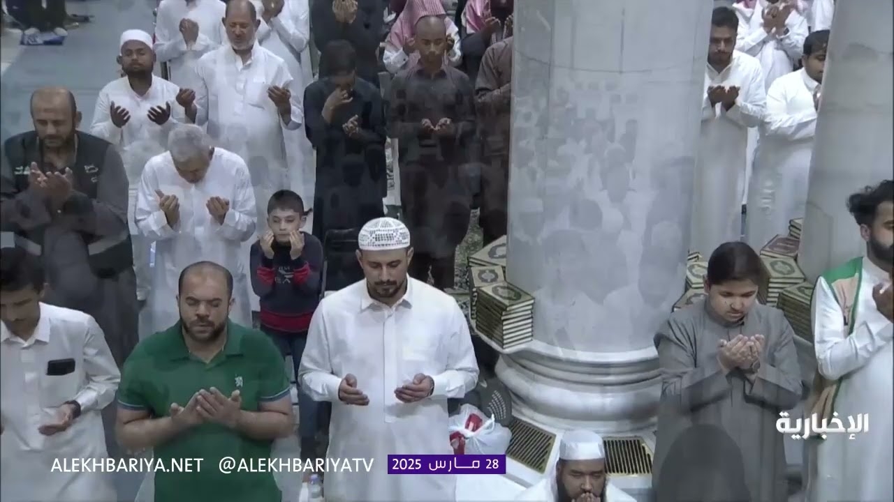فيديو دعاء المسجد النبوي ليلة ختم القرأن