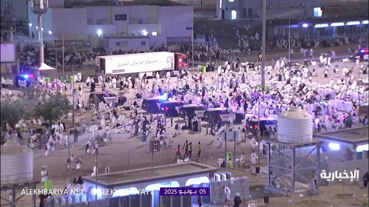 فيديو لقطات مباشرة لوصول طلائع حجاج بيت الله الحرام إلى مزدلفة
