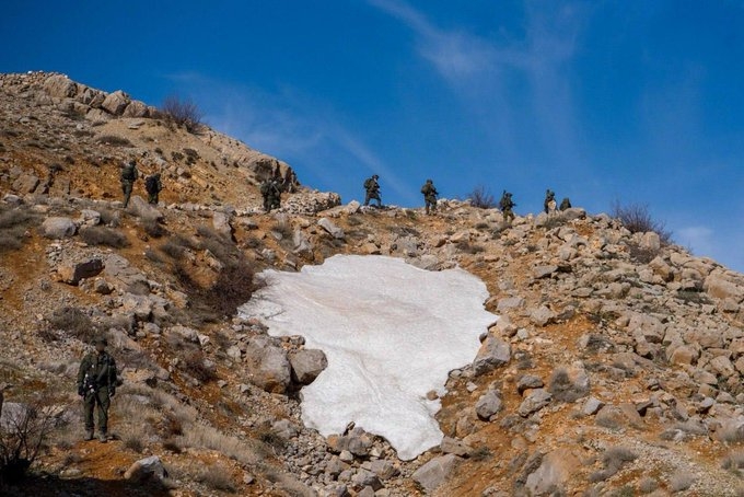 الجيش الإسرائيلي ينشر صورا وفيديوهات من مواقع عسكرية دخلها في سوريا