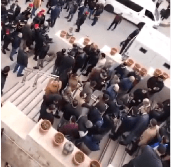 حشود شعبية قرب مسجد أبو عيشة للمشاركة في فعالية الأغوار التضامنية مع غزة