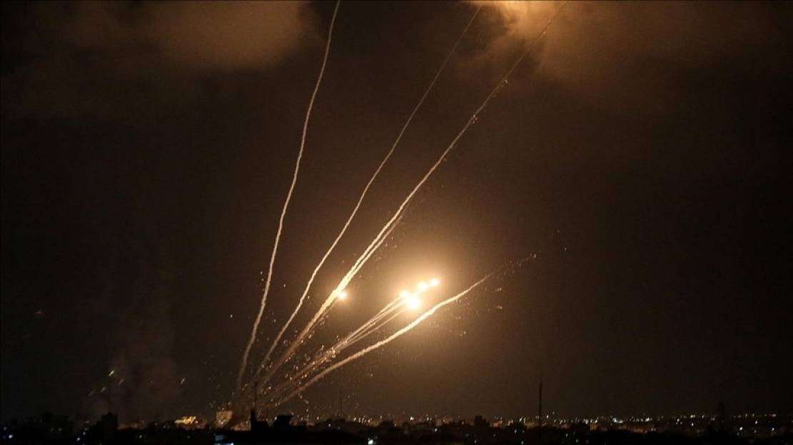 إطلاق رشقة صاروخية من قطاع غزة تجاه مستوطنات الغلاف
