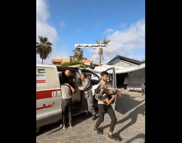 شهداء ومصابون في قصف لمنزل بدير البلح / شاهد