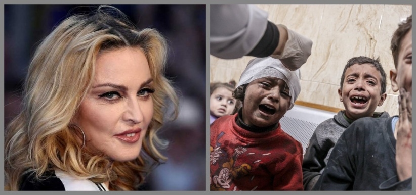 مادونا للبابا: تعال إلى غزة.. كأم لا أستطيع تحمل معاناة الأطفال هناك