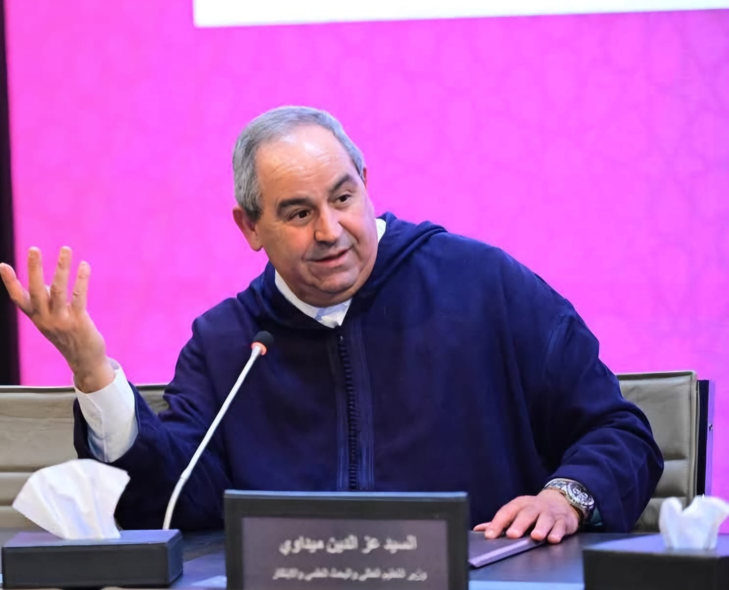 الوزير عز الدين المداوي يطلق برنامجا ضخما لدعم البحث العلمي التنموي