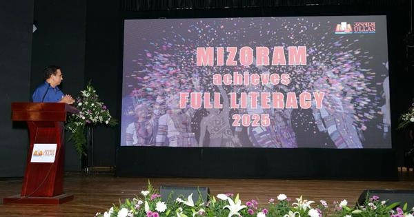 Mizoram declared India's first fully literate state