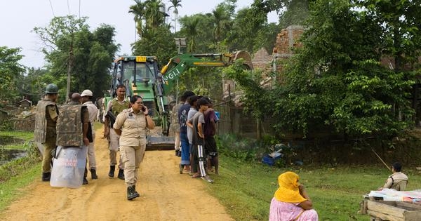 Assam begins drive to bulldoze over 600 homes in Goalpara district
