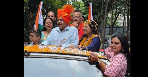 Malegaon blasts: After acquittal, Prasad Purohit welcomed with flower petals, ‘Jai Shri Ram' chants