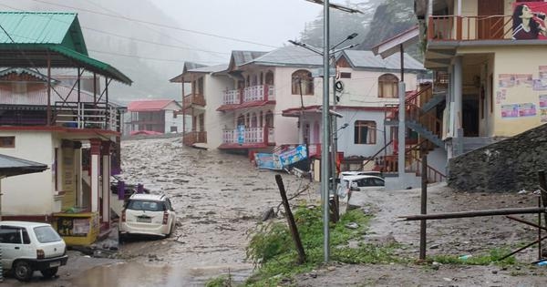 Four dead after cloudburst triggers flash flood in Uttarakhand's Uttarkashi