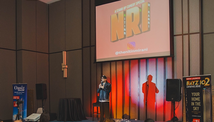 'Oman laughs out loud with The NRI - A comedy show by Nitinn R Miranni '