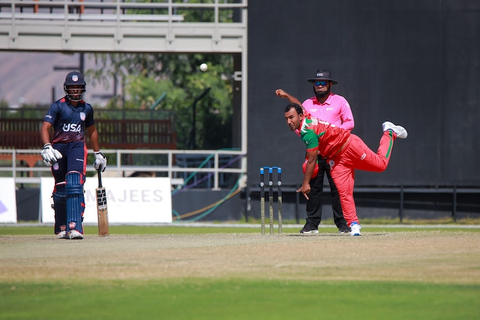 Oman stun table-toppers USA with dominant spin display