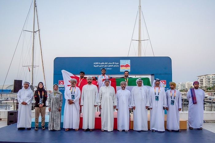 Oman Sail celebrates two gold medals in GCC Beach Games