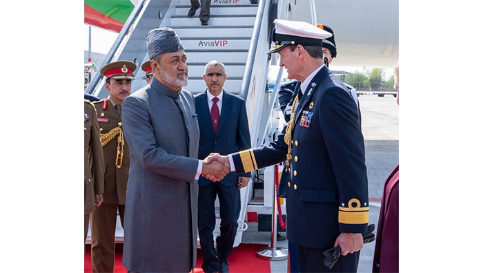 HM the Sultan arrives in the Netherlands