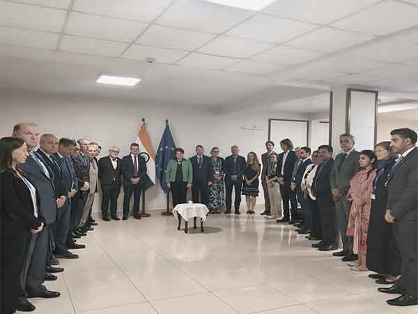 EU Ambassadors observe a moment of silence to pay tribute to victims of Pahalgam terrror attack
