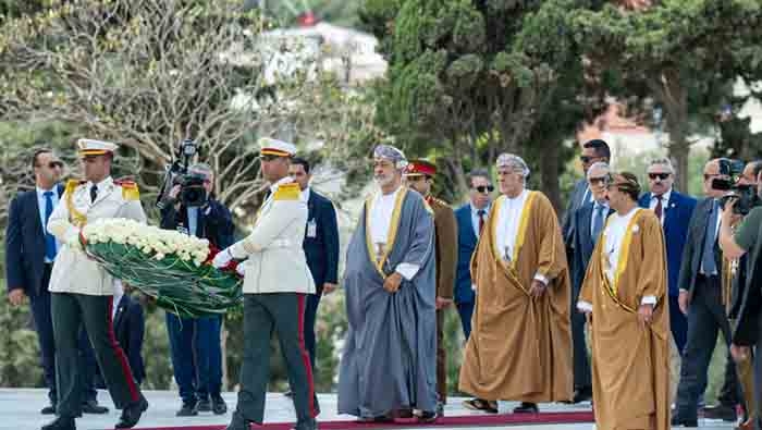 HM The Sultan visits memorial of the Martyr, National Museum of Moudjahid