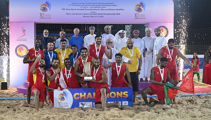 Oman bags 10th Asian Beach Handball Championship
