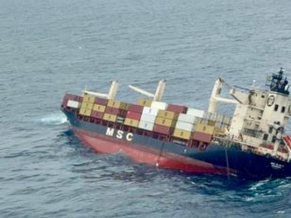 21 crew rescued after Liberian container ship tilts off Kochi coast