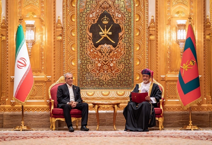 His Majesty the Sultan, Iranian President hold official talks