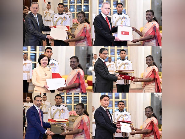 Envoys of six countries present credentials to President Murmu, including Bangladesh and Turkey