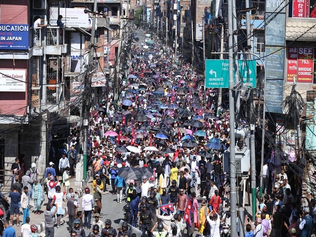 Nepali royalists launch new phase of protest for restoration of monarchy, ruling CPN-UML counters in defence of republic
