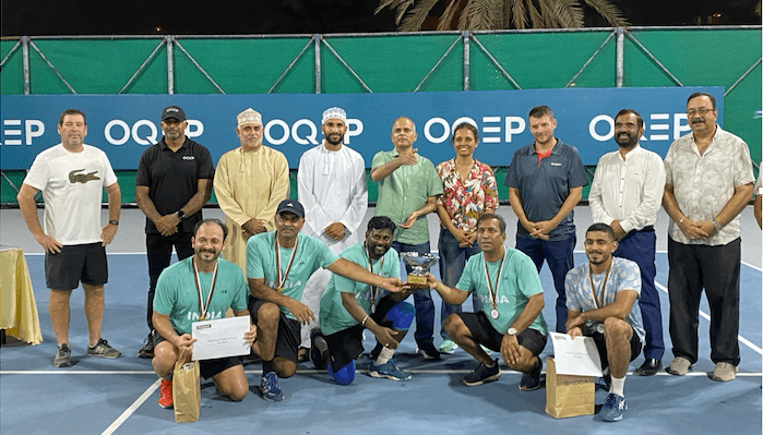 Oman triumphs at Diplomatic Club's Tennis Tournament