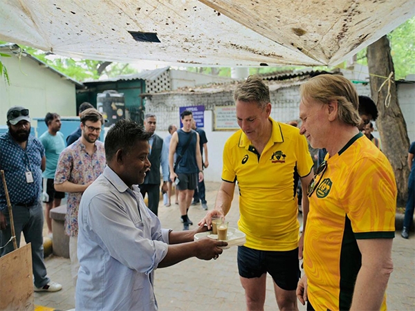 Australian Defence Minister Marles makes first 'port of call' at 'chai' stall in Delhi
