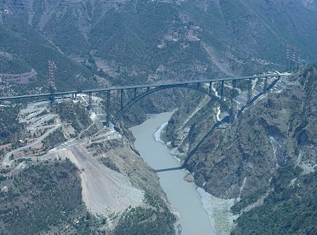 Long-awaited Chenab rail bridge connects Kashmir with rest of Bharat