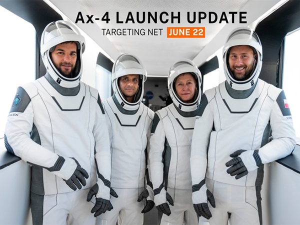 Axiom-4 mission rescheduled launch to June 22
