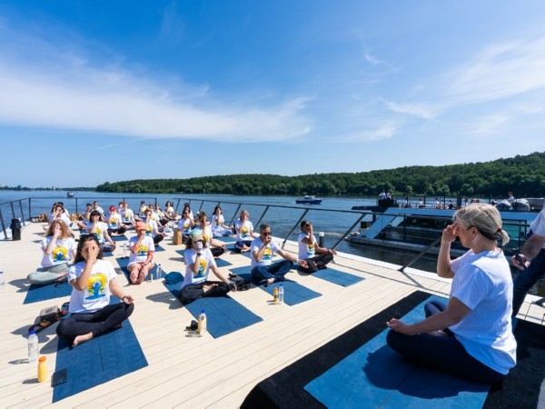 Indian Embassy in Berlin celebrates International Yoga Day with unique yacht session on Wannsee lake