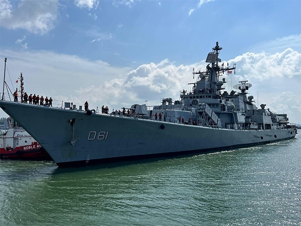 Indian Navy's Eastern Fleet ships arrive in Singapore as part of deployment to South East Asia