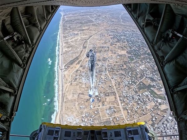 UAE, Jordan lead airdrop operation of humanitarian aid in Gaza alongside France, Germany, Italy and Spain