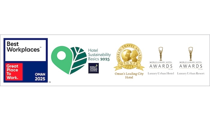 InterContinental Muscat Wins "Best Luxury Urban Resort in Oman" at Luxury Lifestyle Awards 2025