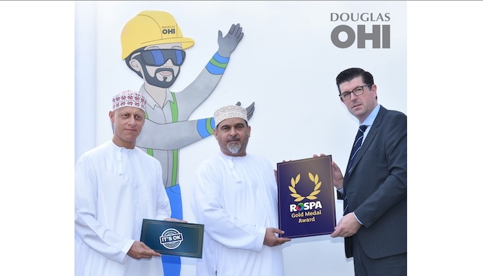 Douglas OHI Secures RoSPA Gold Award for the Eighth Consecutive Year