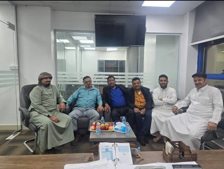 رجل الأعمال الشيخ صالح البوبكري يستضيف وفد مدرسة يسلم حسين المشارك في الحساب الذهني بالسعودية