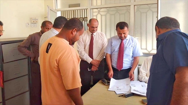 جامعة لحج تدشن عملية التسجيل والقبول