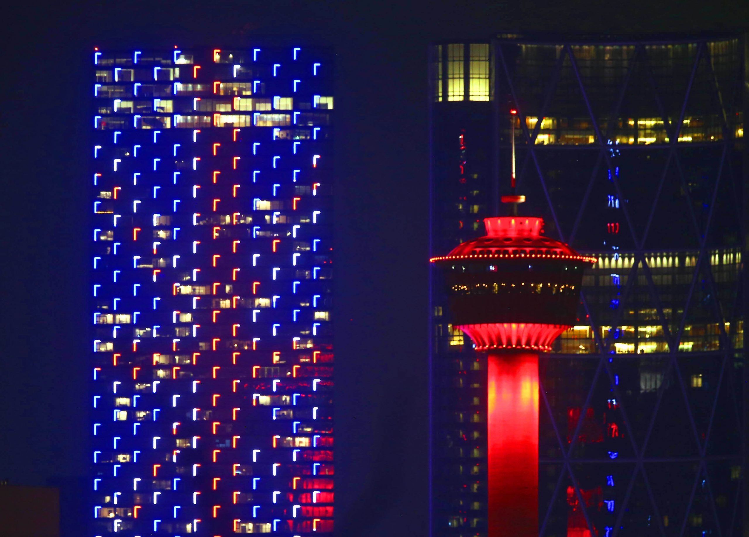 Calgary Tower will be lit orange and blue but not for the reason you are thinking