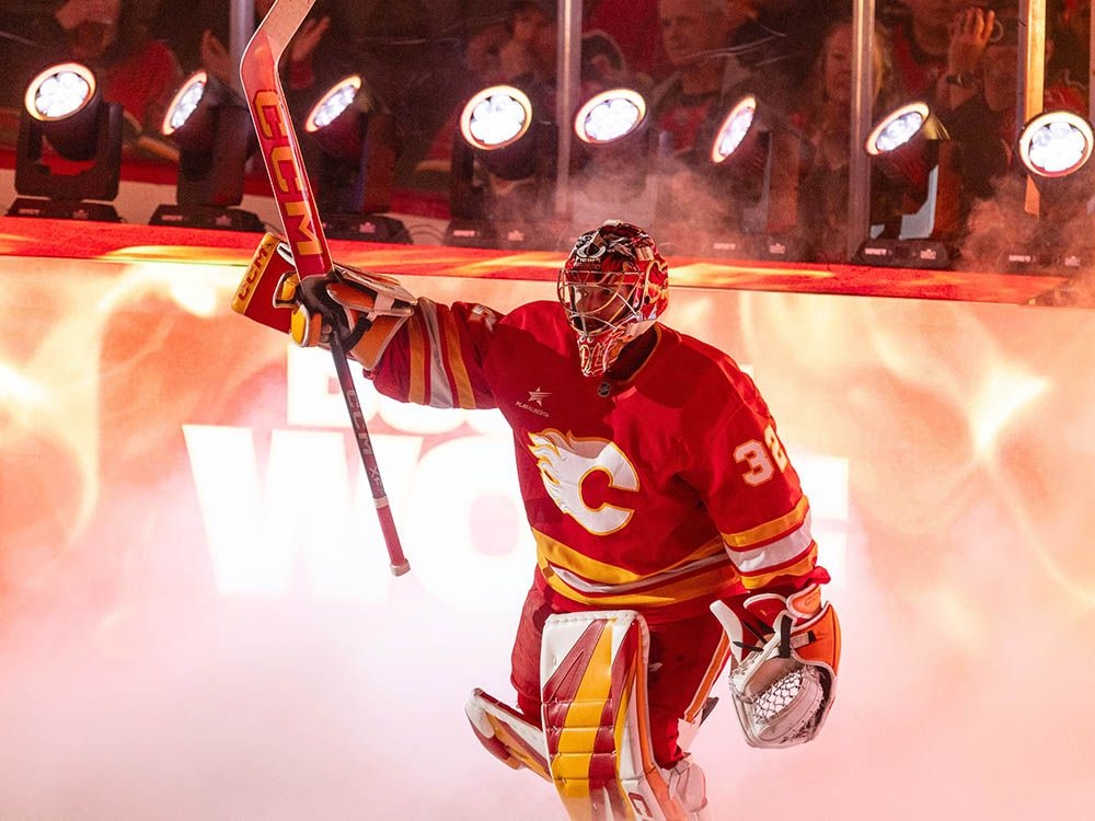 Calgary Flames goalie Dustin Wolf finishes second in Calder Trophy race